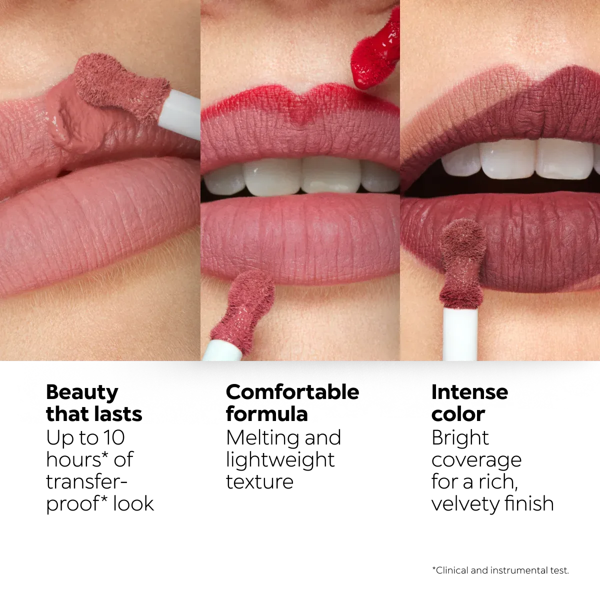 Rouge À Lèvres Liquide Voile Mat Longue Durée - ref : 16 Amarante profonde