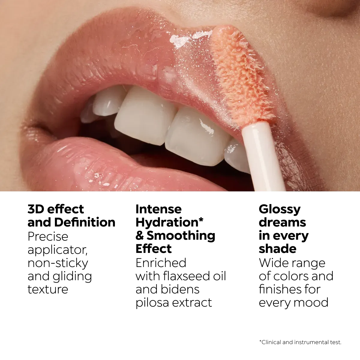 Gloss À Lèvres 3D Hydra - ref : 15 Rouge cerise