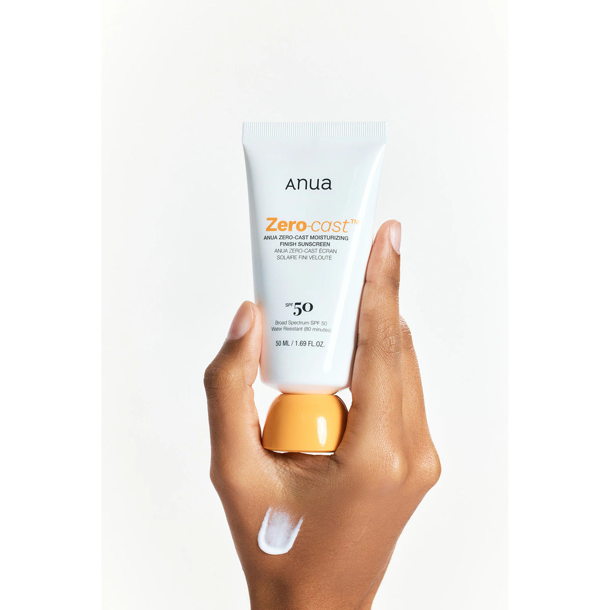 Anua Zero-Cast Moisturizing Finish Sunscreen SPF50 50 ml