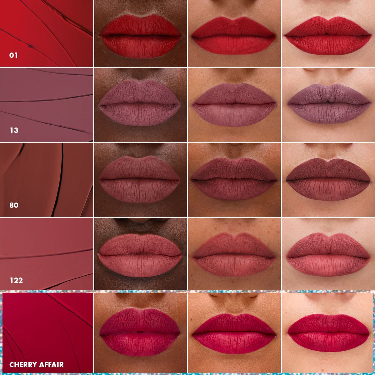 Sephora Collection Cream Lip Stain Kit Coffret Rouges à Lèvres Liquides Mats