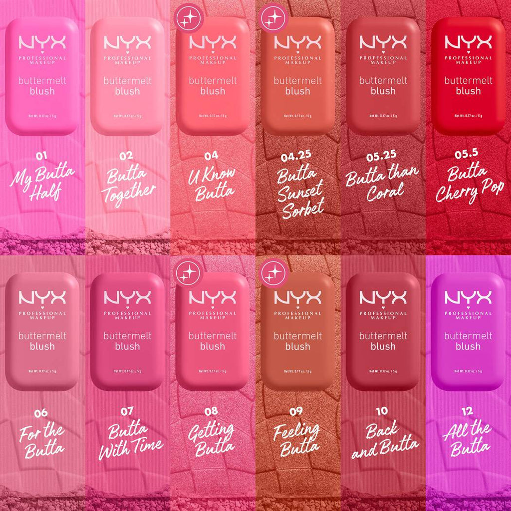 NYX Buttermelt Blush – swatch