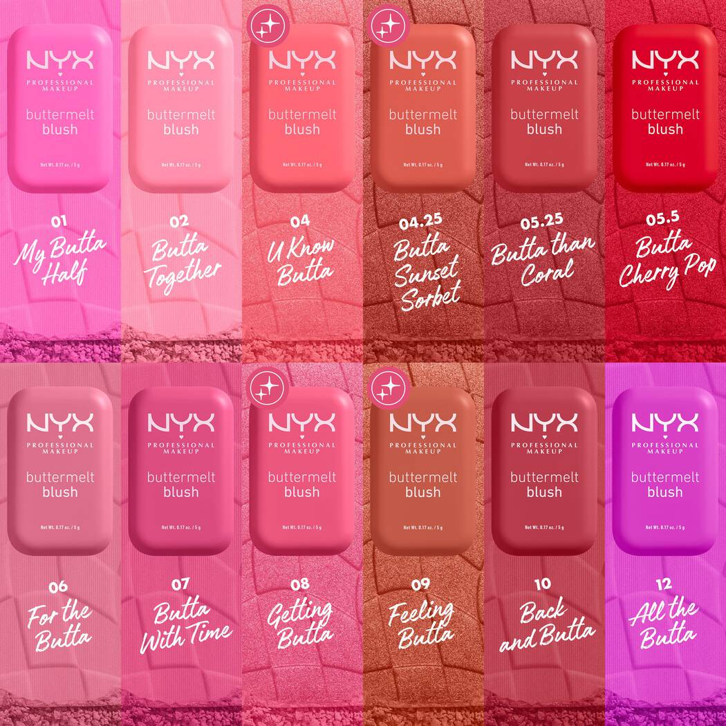 NYX Buttermelt Blush – swatch