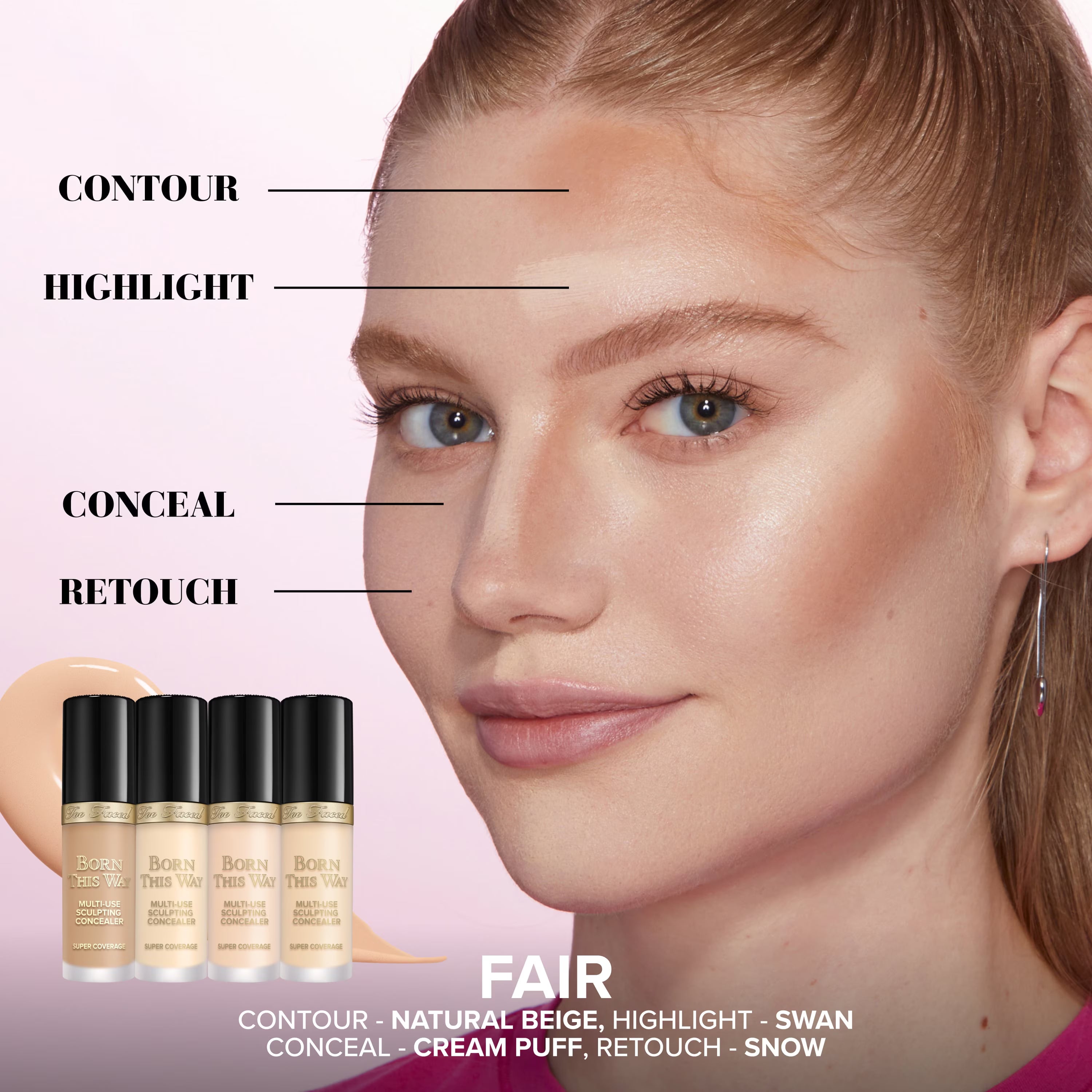 Born This Way Super Coverage Multi-Use Concealer  -ref: Porcelain