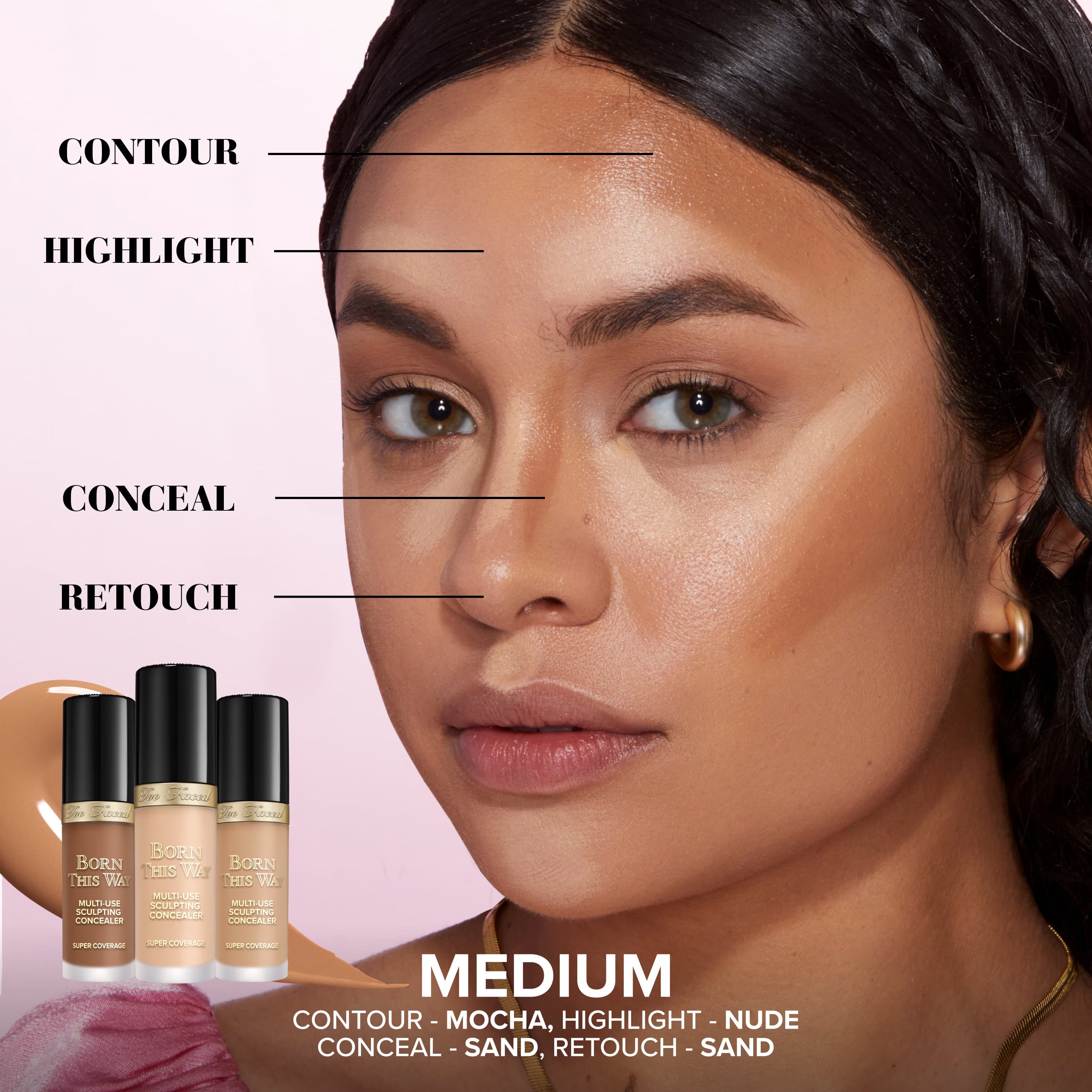 Born This Way Super Coverage Multi-Use Concealer -ref: Naturel Beige
