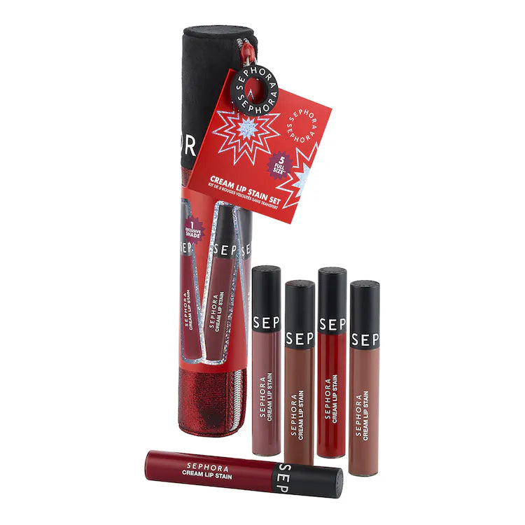 Sephora Collection Cream Lip Stain Kit Coffret Rouges à Lèvres Liquides Mats