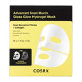 COSRX - Advanced Snail Mucin Glass Glow Hydrogel Mask Pack de 3 – Masque éclat et réparateur