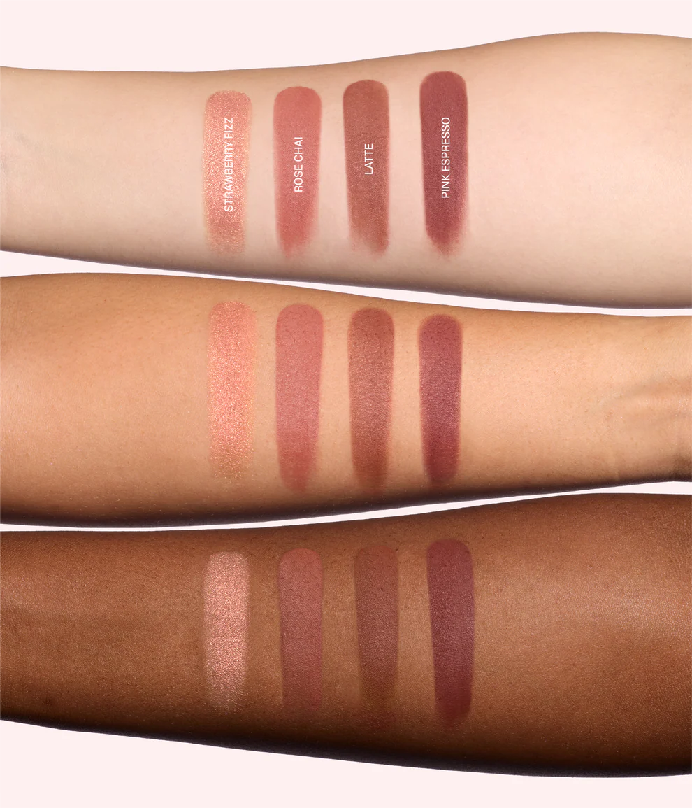 Huda Beauty BLUSH FILTER BLURRING BLUSHLIGHTERS PALETTE ref:Strawberry Latte