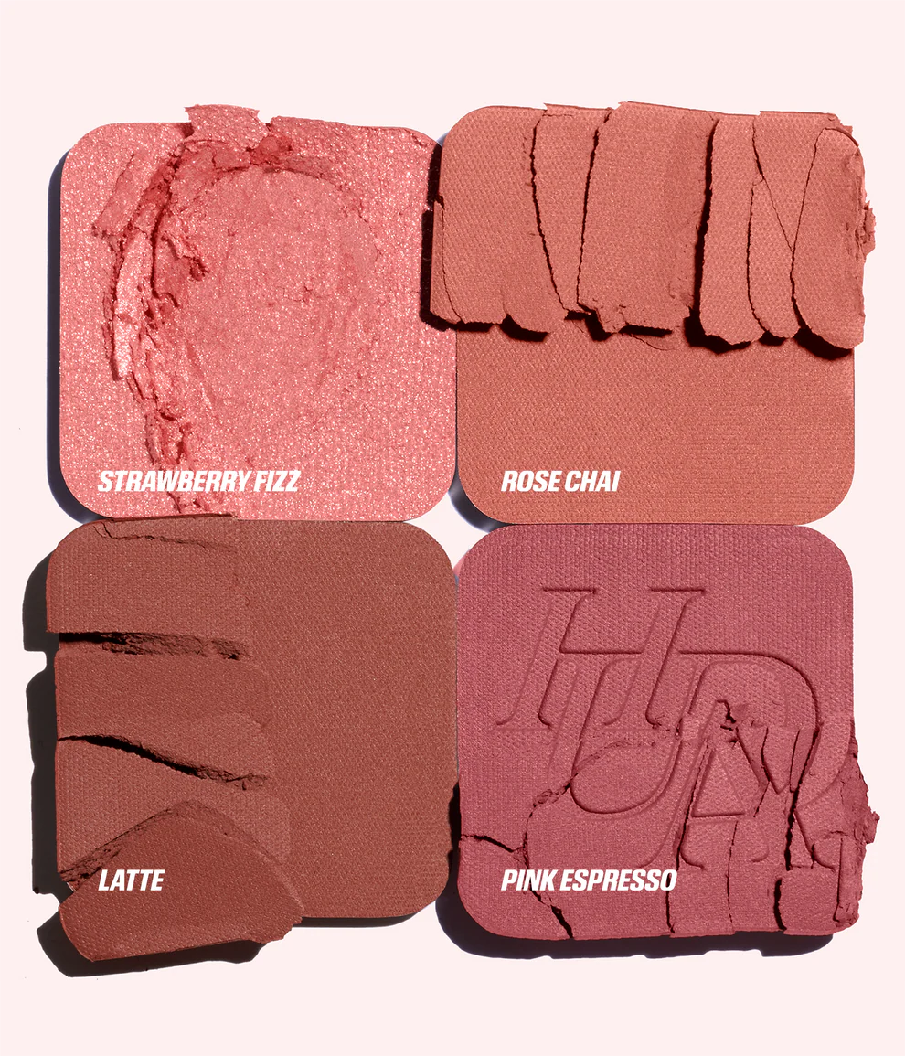 Huda Beauty BLUSH FILTER BLURRING BLUSHLIGHTERS PALETTE ref:Strawberry Latte