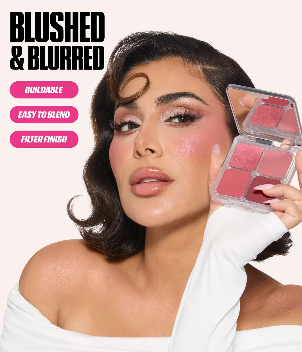 Huda Beauty BLUSH FILTER BLURRING BLUSHLIGHTERS PALETTE ref:Rose Berry
