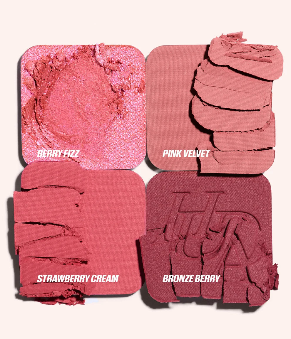 Huda Beauty BLUSH FILTER BLURRING BLUSHLIGHTERS PALETTE ref:Rose Berry