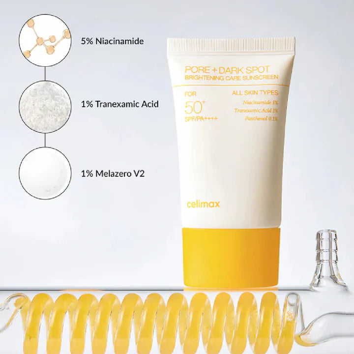 CELIMAX - PORE + DARK SPOT BRIGHTENING CARE SUNSCREEN SPF 50+ PA++ 50ML