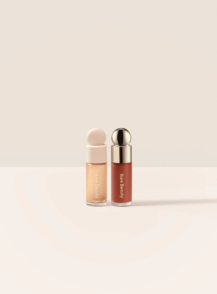 Rare Beauty Warm Radiance Mini Blush & Luminizer Duo Coffret Mini Blush et Enlumineur