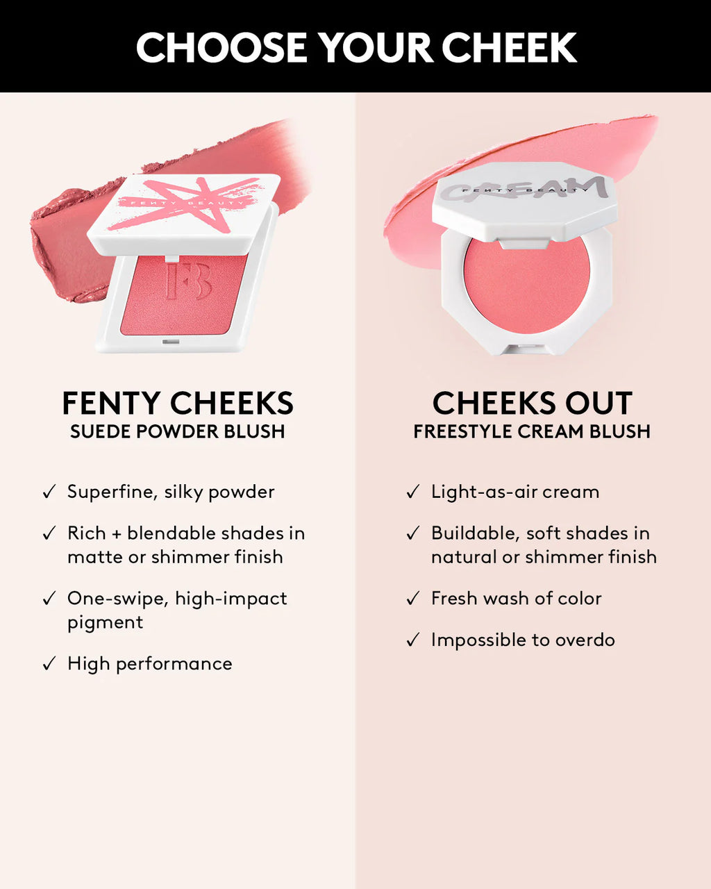 FENTY CHEEKS SUEDE POWDER BLUSH - ref : 07 TAHITI TEAZE