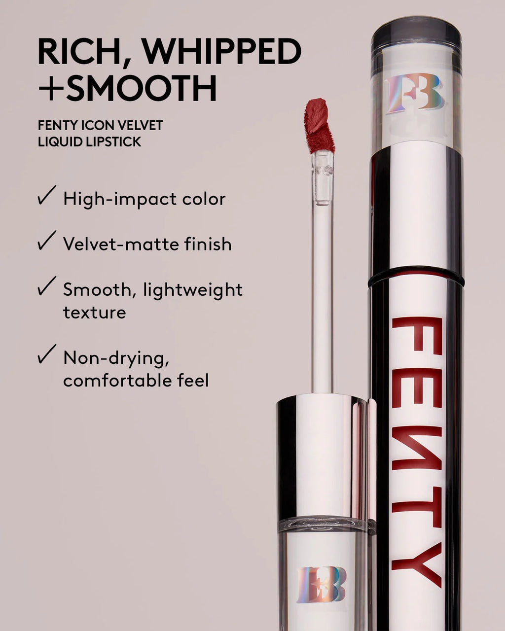 FENTY ICON VELVET LIQUID LIPSTICK - ref : THE MVP