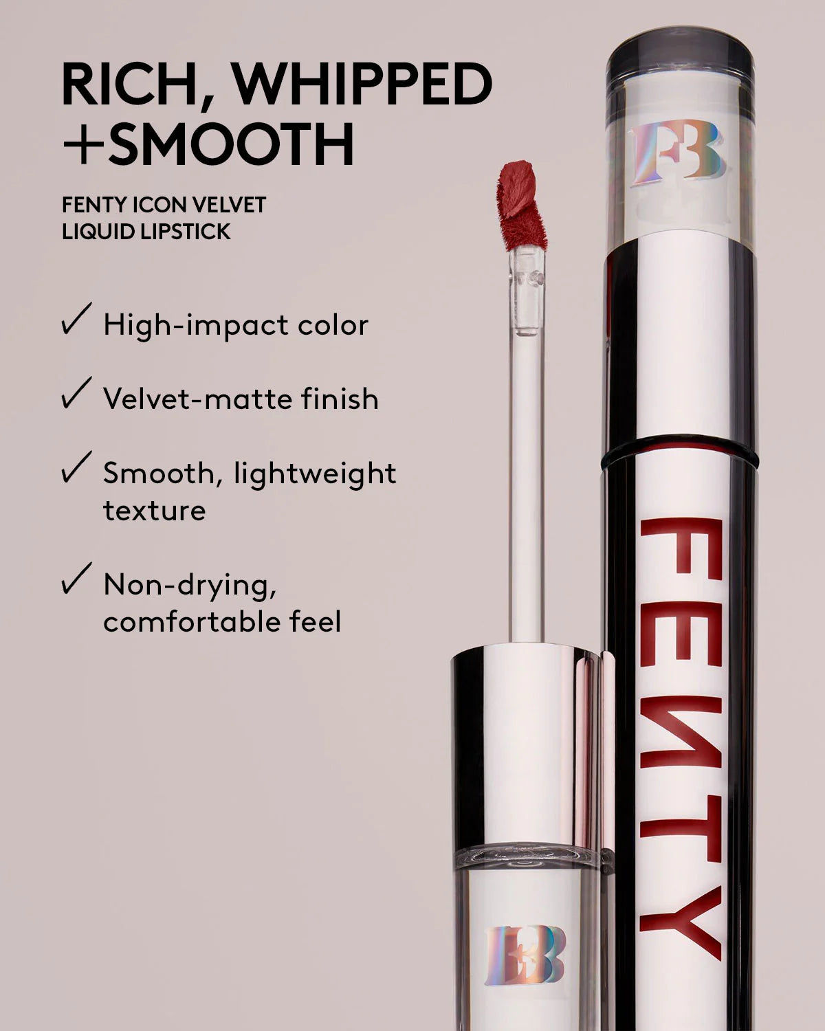 FENTY ICON VELVET LIQUID LIPSTICK - ref : THE MVP