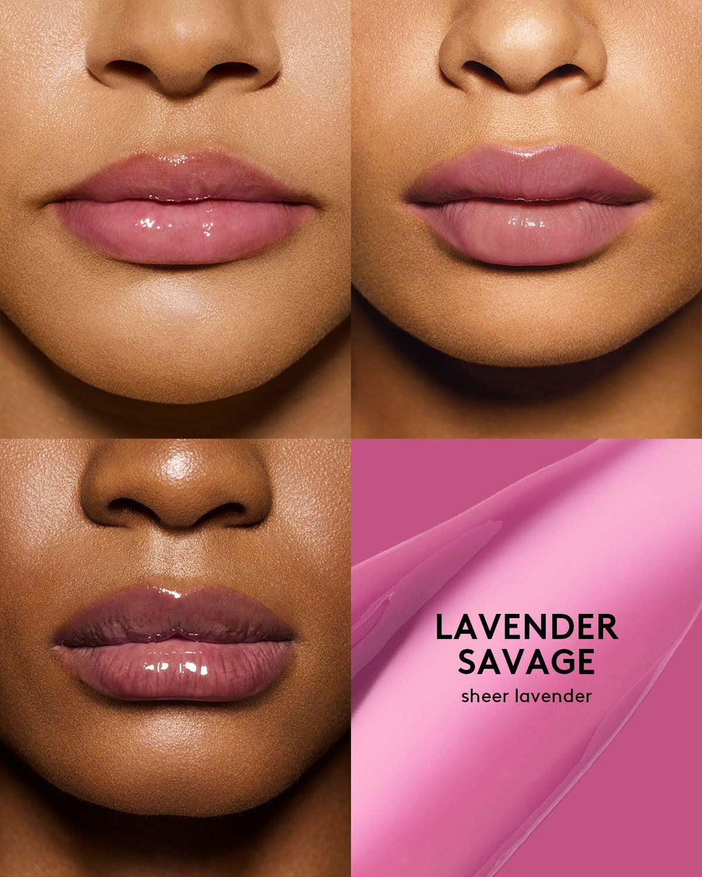 GLOSS BOMB HEAT UNIVERSAL LIP LUMINIZER + PLUMPER - ref : 06 LAVENDER SAVAGE