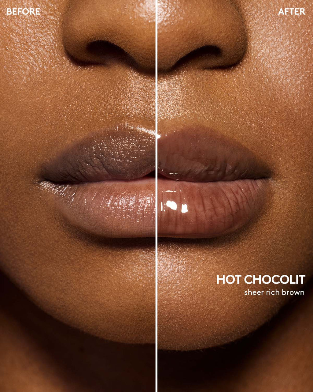 GLOSS BOMB HEAT UNIVERSAL LIP LUMINIZER + PLUMPER - ref : 04 HOT CHOCOLIT HEAT