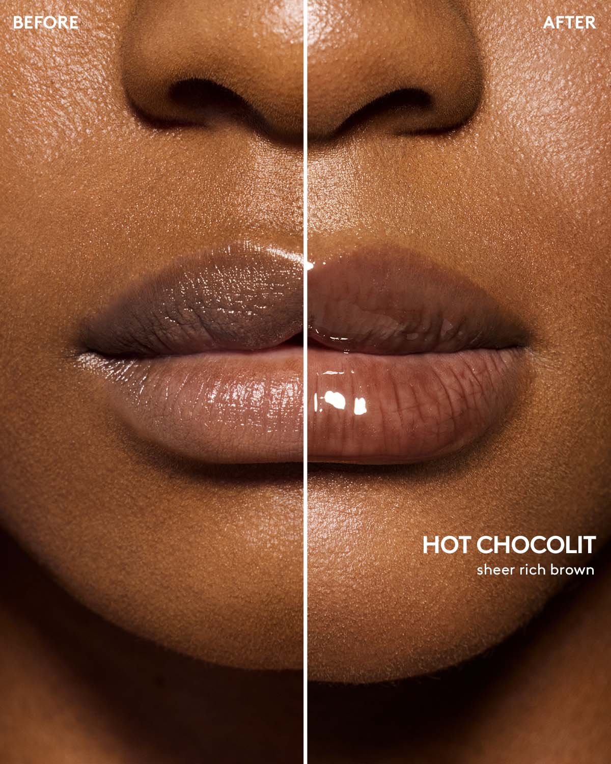 GLOSS BOMB HEAT UNIVERSAL LIP LUMINIZER + PLUMPER - ref : 04 HOT CHOCOLIT HEAT