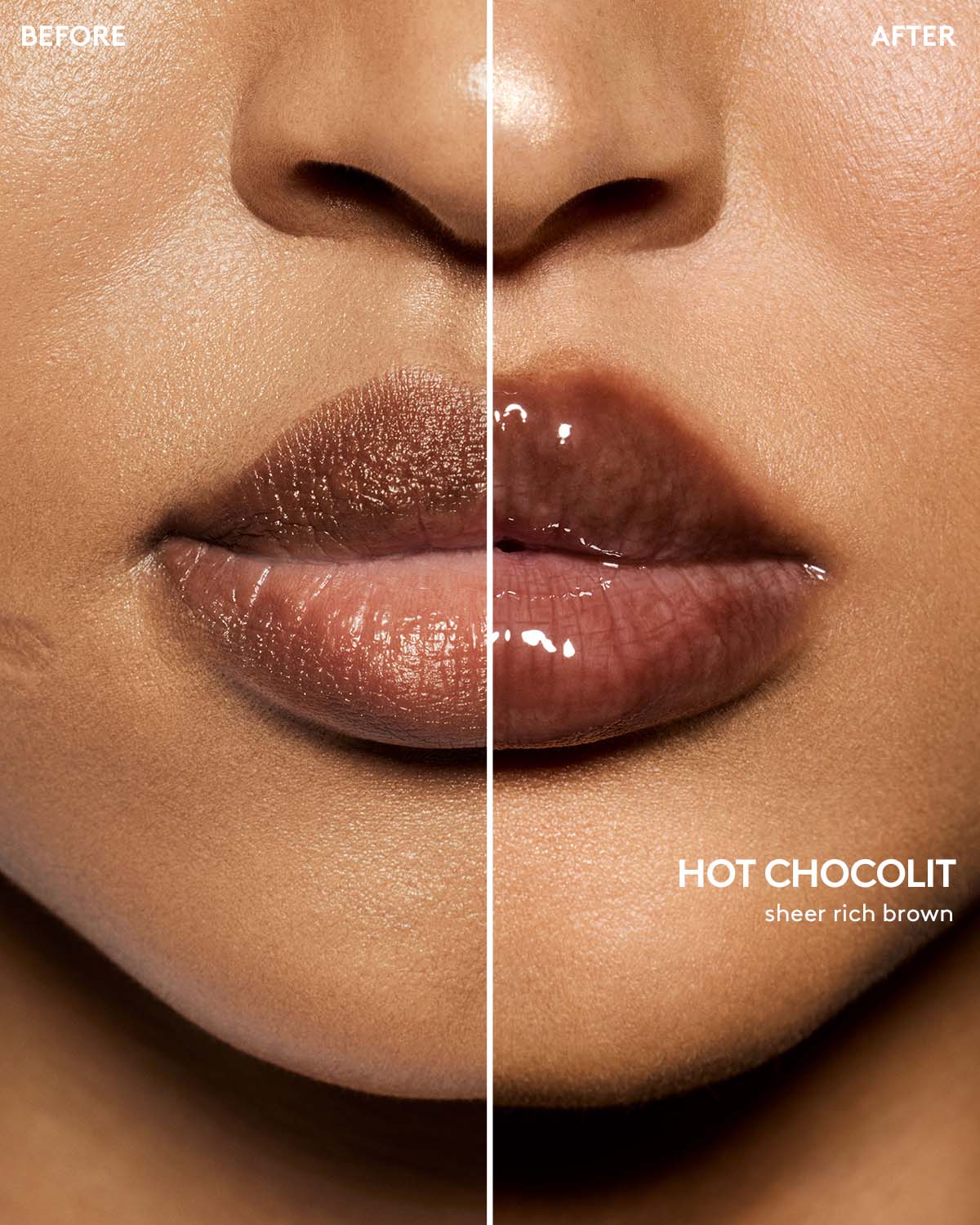 GLOSS BOMB HEAT UNIVERSAL LIP LUMINIZER + PLUMPER - ref : 04 HOT CHOCOLIT HEAT