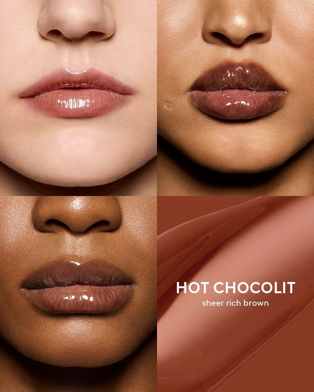 GLOSS BOMB HEAT UNIVERSAL LIP LUMINIZER + PLUMPER - ref : 04 HOT CHOCOLIT HEAT