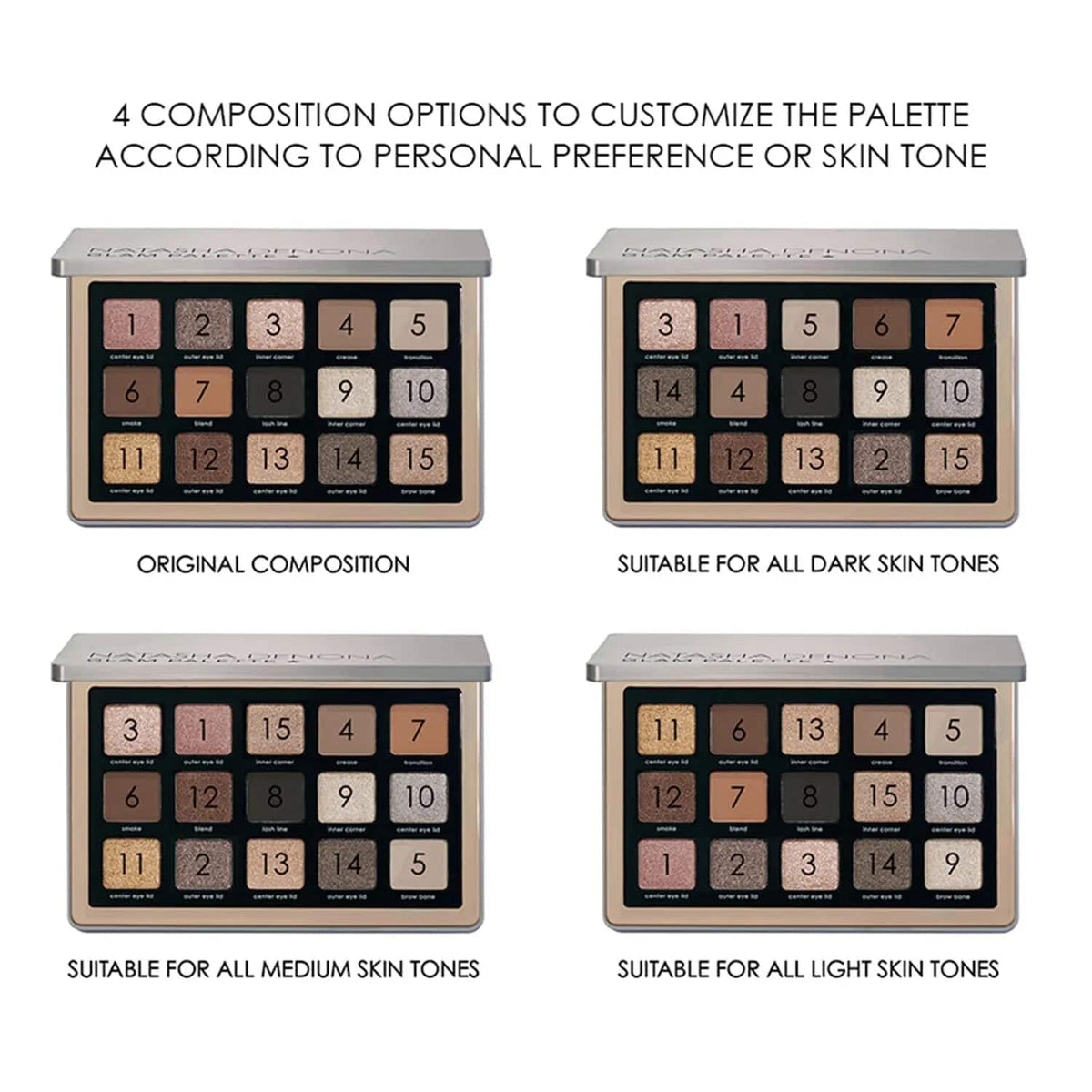 Natasha Denona Glam Palette Palette Fards à Paupières