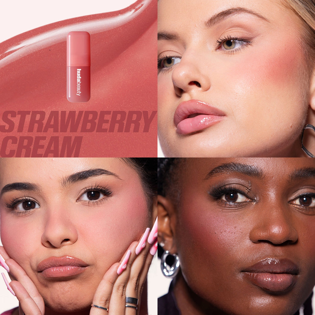 HUDA BEAUTY Cheek & Lip Duo Berries and Cream - Coffret Maquillage