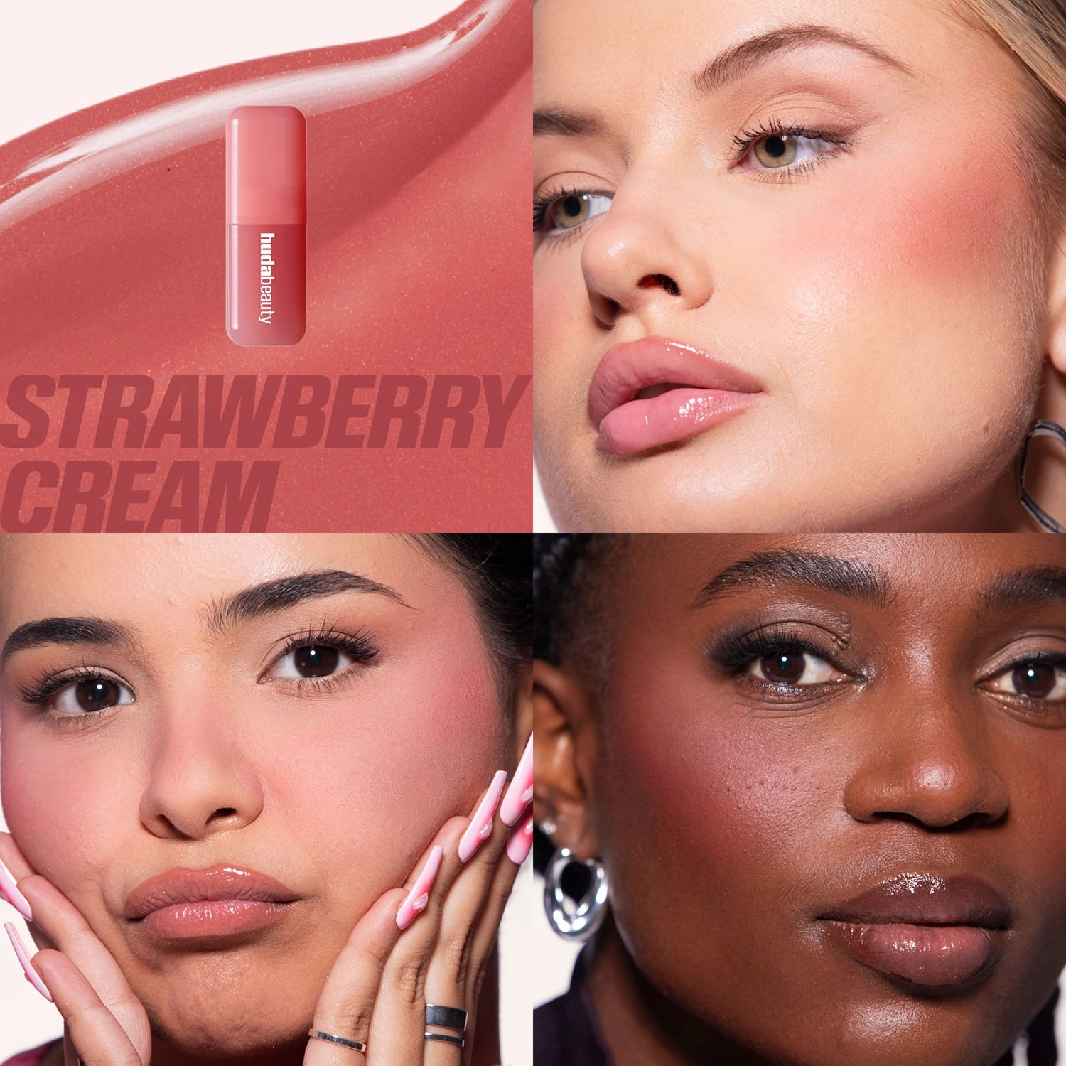 HUDA BEAUTY Cheek & Lip Duo Berries and Cream - Coffret Maquillage