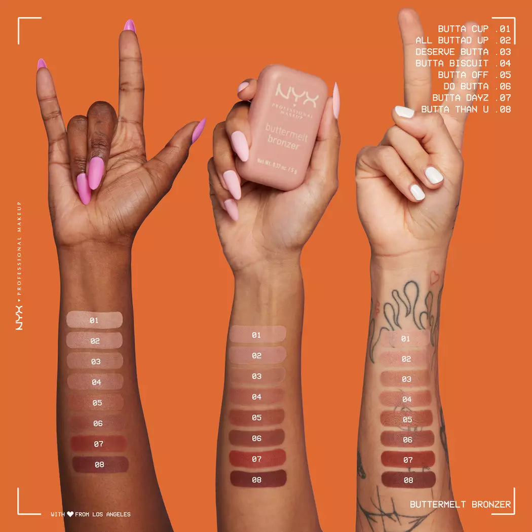 NYX Buttermelt Bronzer REF :02 ALL BUTTAD UP