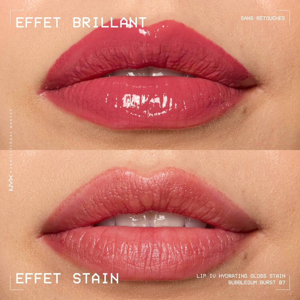 NYX Professional Makeup Lip IV teinte 07 Bubblegum Burst – swatch