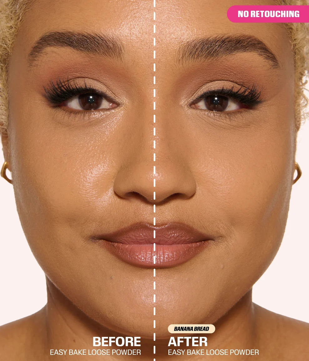 HUDA BEAUTY MINI EASY BAKE LOOSE BAKING & SETTING POWDER REF :BANANA BREAD