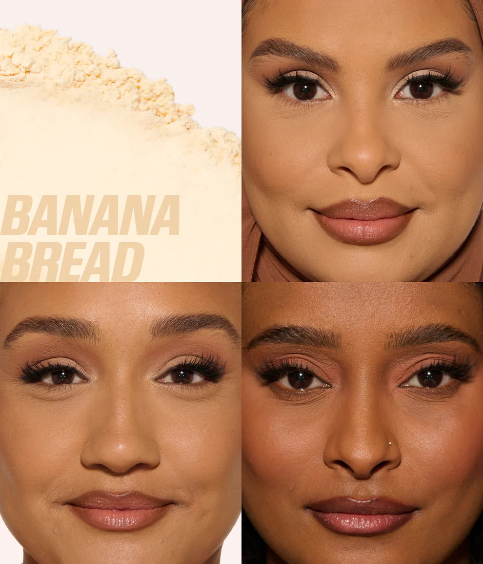 HUDA BEAUTY MINI EASY BAKE LOOSE BAKING & SETTING POWDER REF :BANANA BREAD