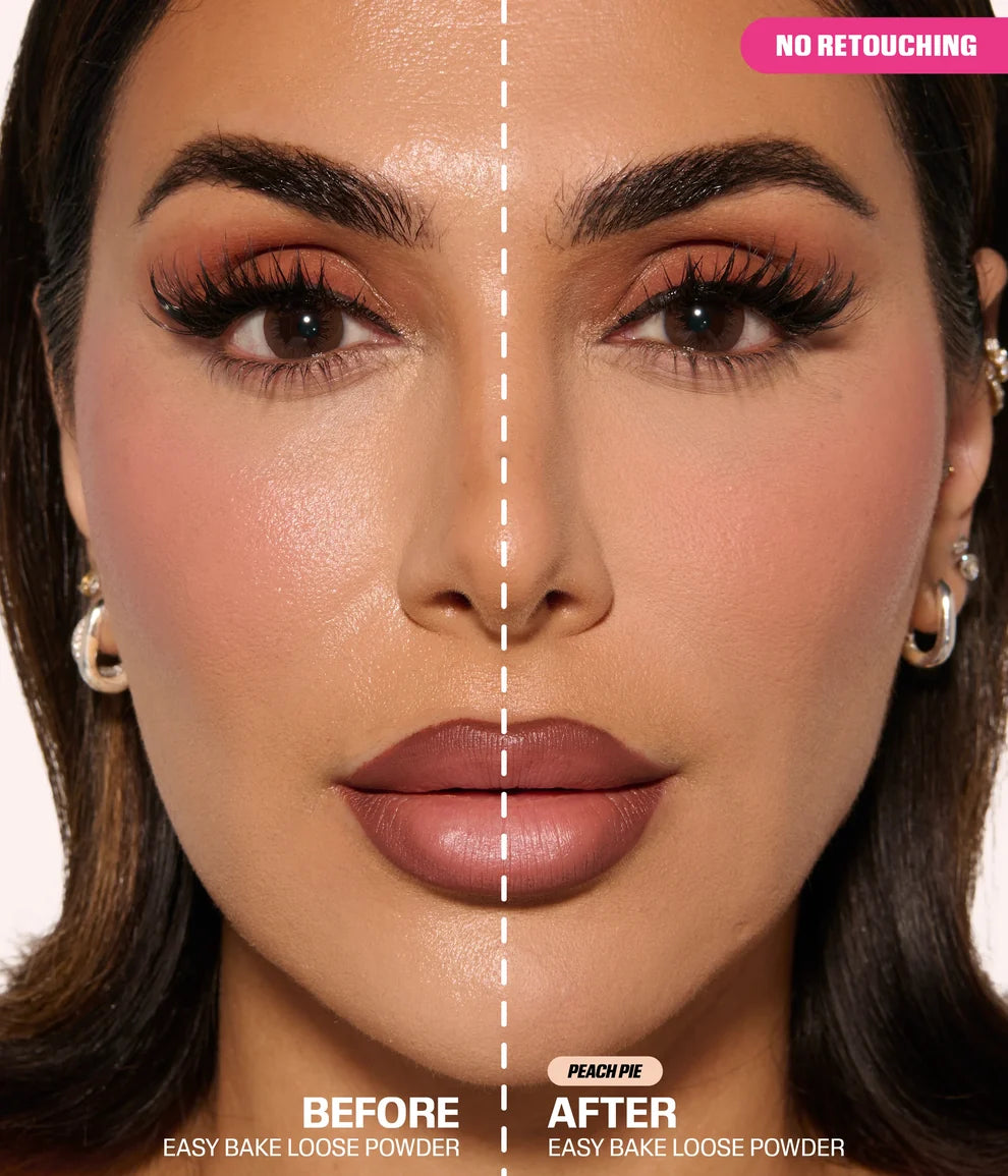 HUDABEAUTY MINI EASY BAKE LOOSE BAKING & SETTING POWDER REF:PEACH PIE