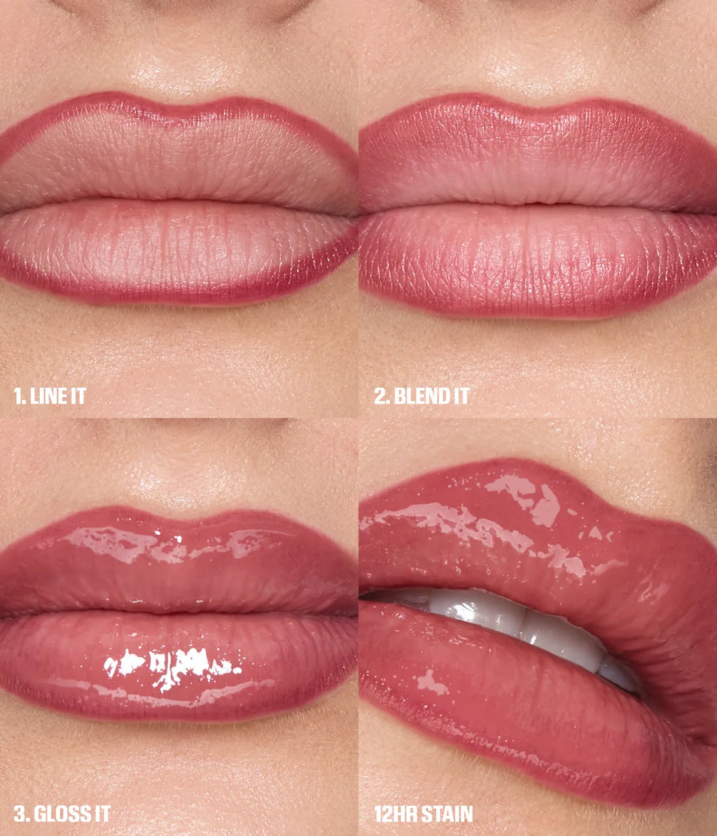 Duo de lèvres rose nude HUDABEAUTY