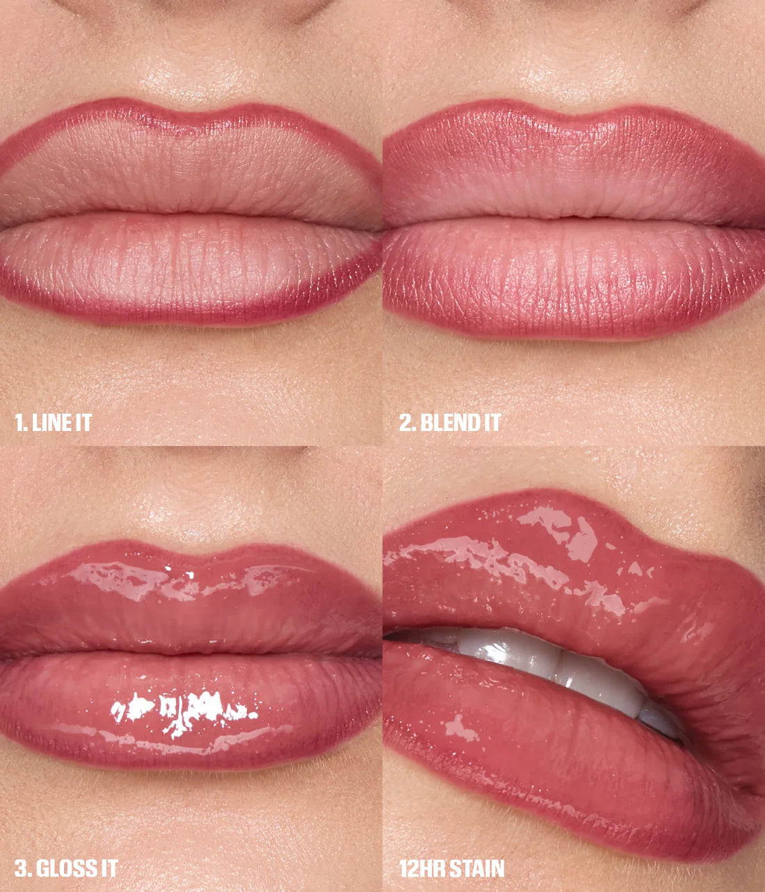 Duo de lèvres rose nude HUDABEAUTY