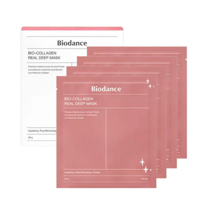 BIODANCE - BIO COLLAGEN REAL DEEP MASK PACK DE 4