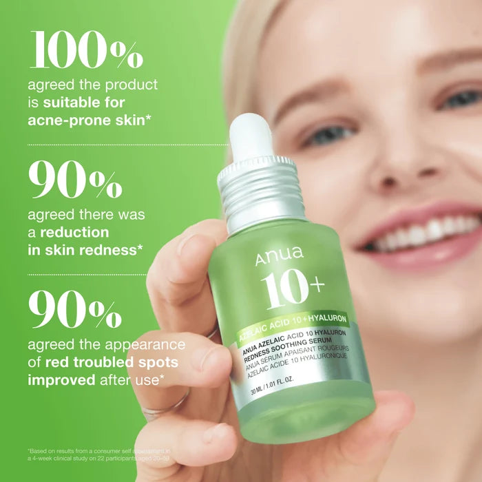 Anua Azelaic Acid 10 + Hyaluron Redness Soothing Serum 30 ml