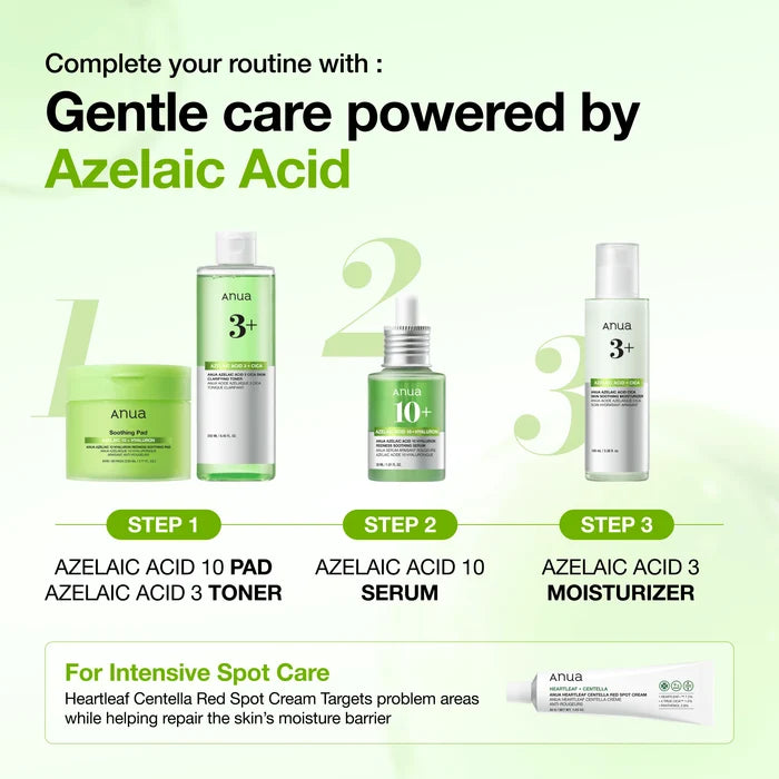 Anua Azelaic Acid 10 + Hyaluron Redness Soothing Serum 30 ml