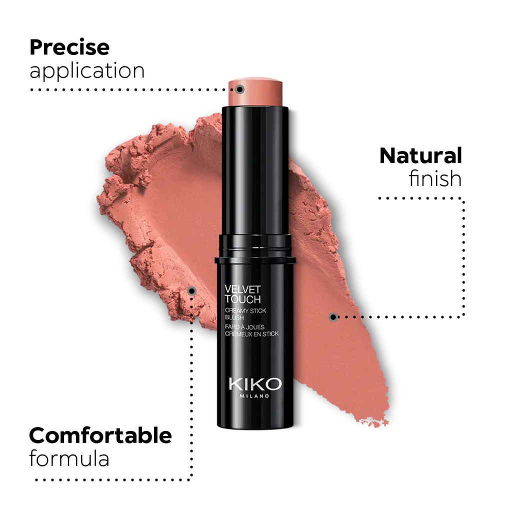 Blush Crémeux En Bâton Au Toucher Velours - ref : 08 Rose Mauve