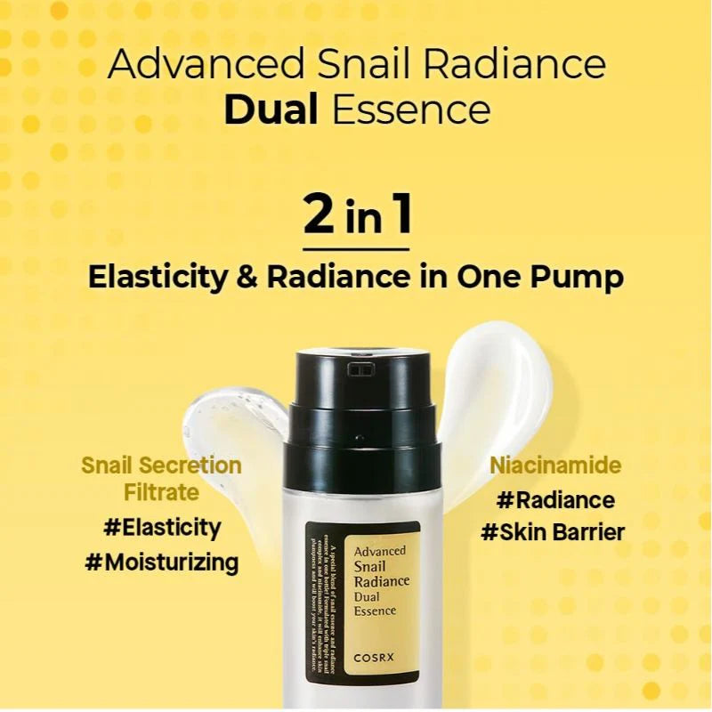 COSRX - Advanced Snail Radiance Dual Essence - 80ml