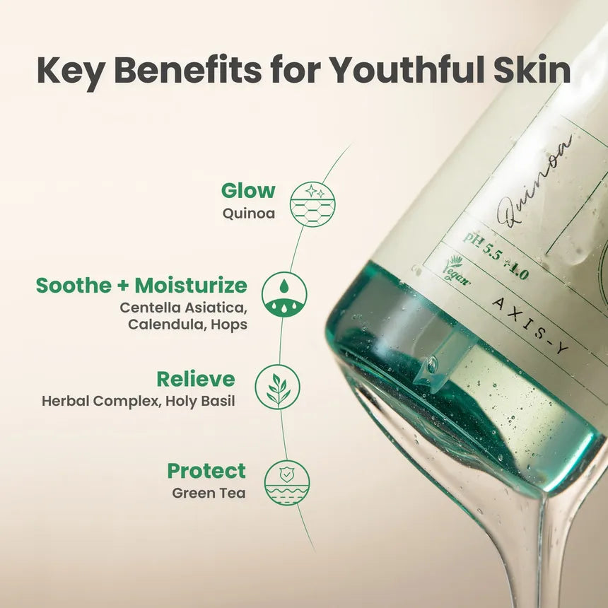 AXIS-Y - Quinoa One Step Balanced Gel Cleanser - Gel Nettoyant et Démaquillant