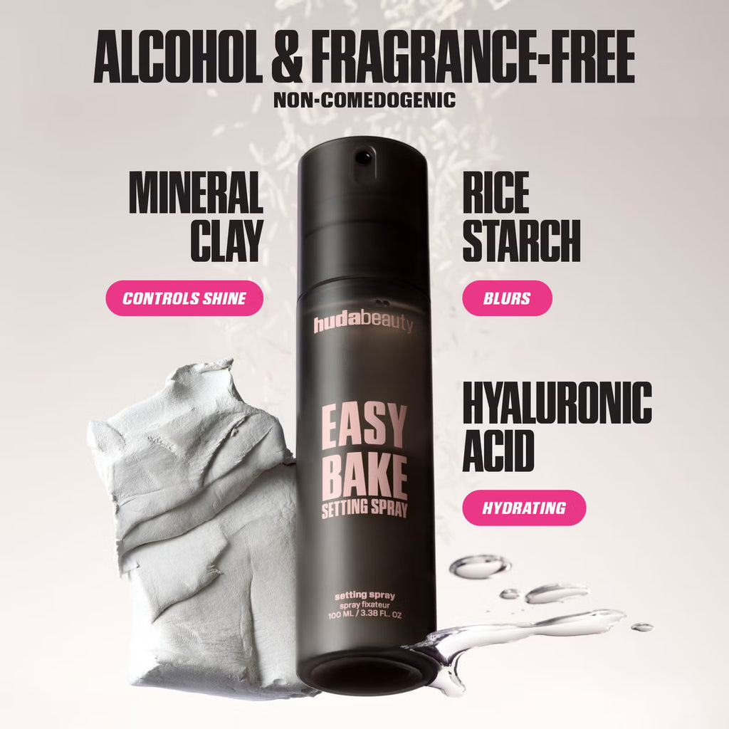 Huda Beauty Duo Blur & Set – Mini Base Easy Blur + Mini Spray Easy Bake
