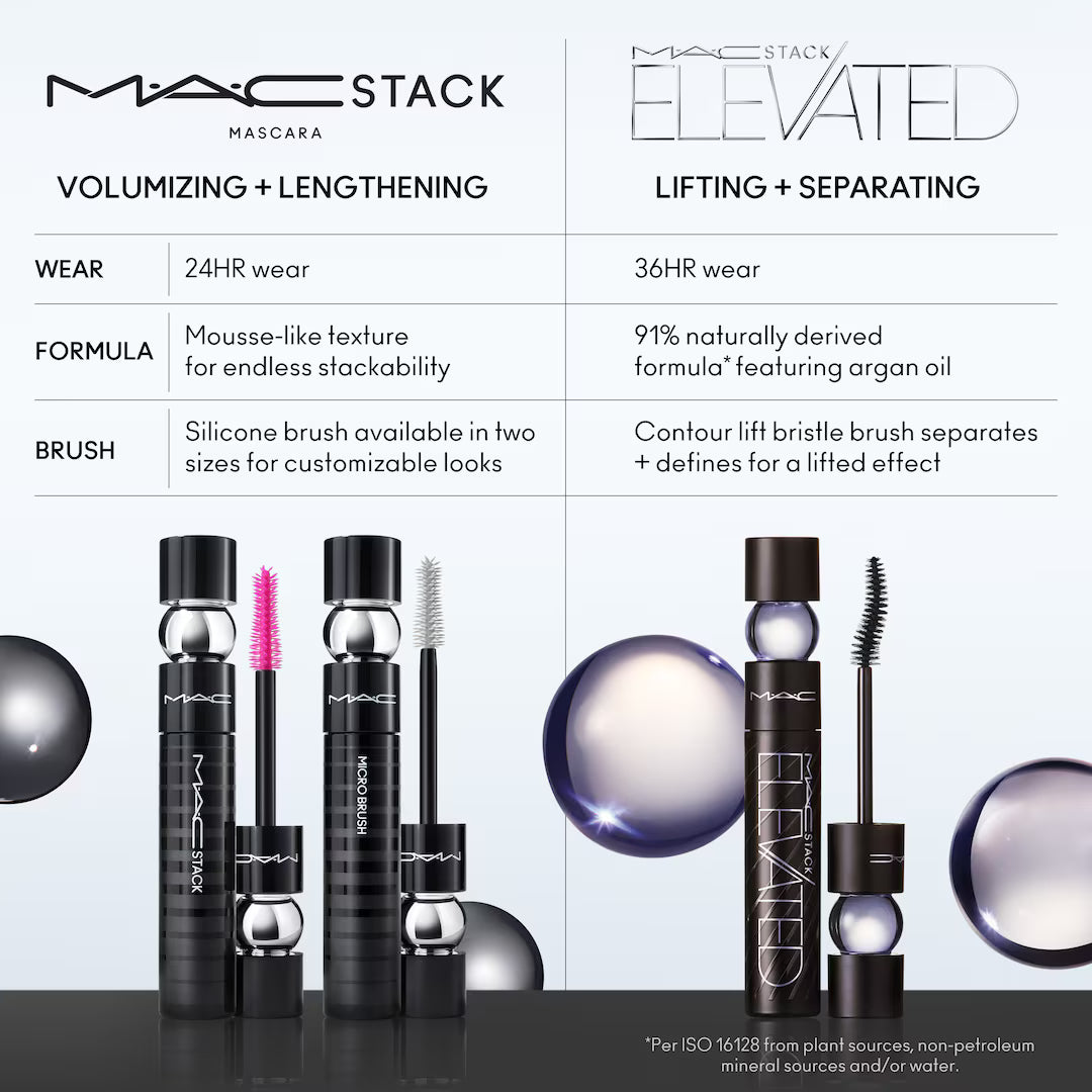M·A·C STACK ELEVATED MASCARA - ref : BLACK STACK