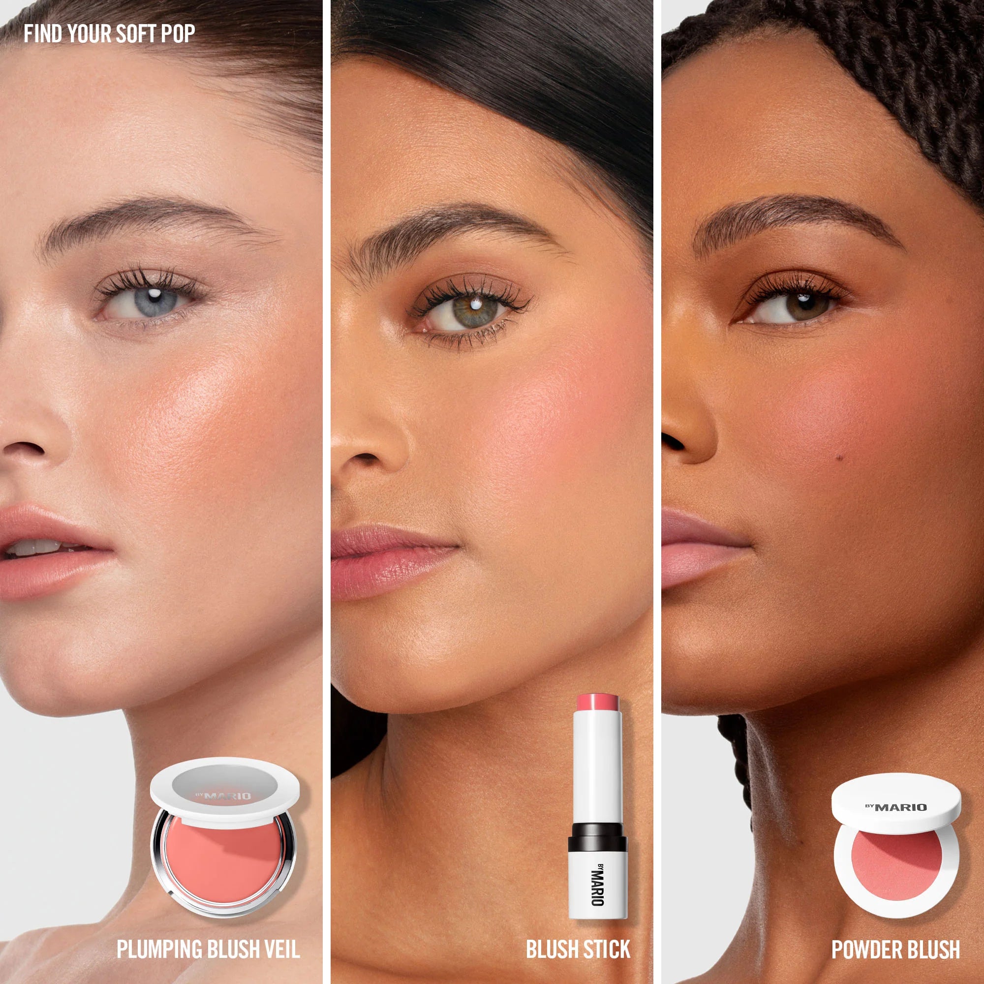 BY MARIO Blush stick Soft Pop Ref: Pale Petal