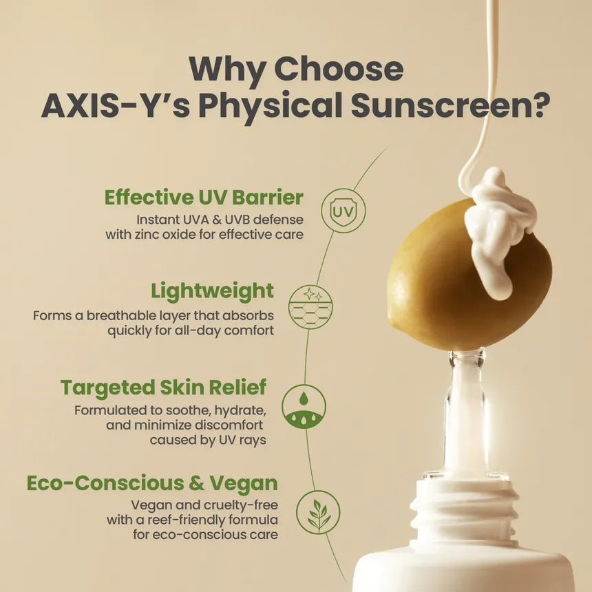 AXIS-Y - Complete No-Stress Physical Sunscreen (V3) OTC Version - Crème solaire physique