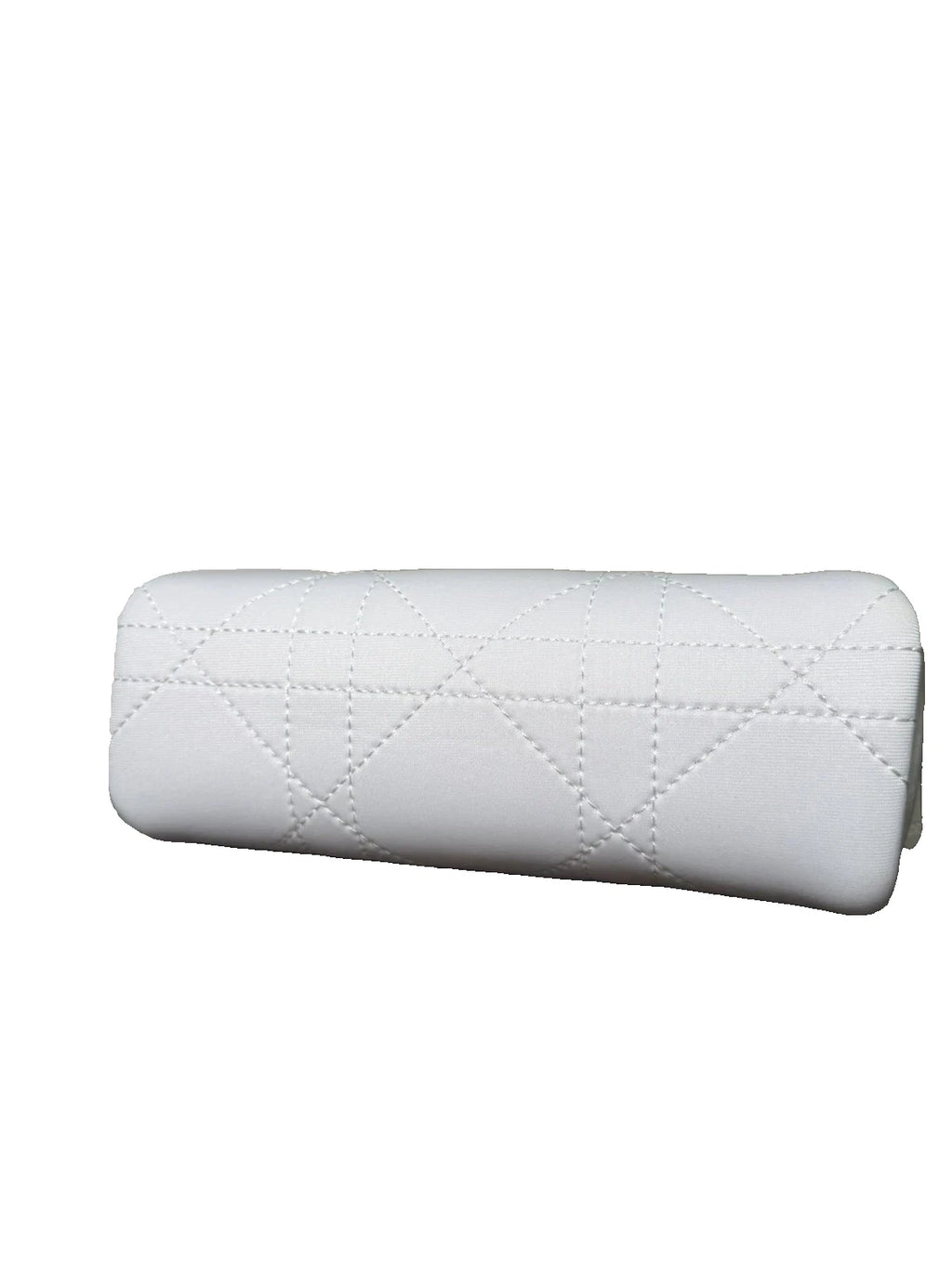 DIOR trousse cannage blanche