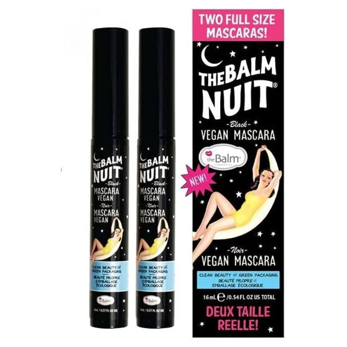 thebalm cosmetics - TheBalm Nuit Black - Vegan Mascara ( 2pcs )